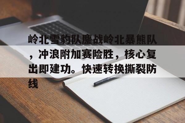 9体育-岭北雪豹队鏖战岭北暴熊队，冲浪附加赛险胜，核心复出即建功。快速转换撕裂防线的简单介绍